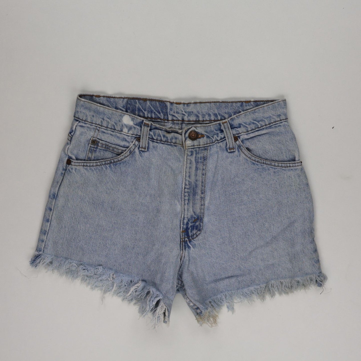Levi's 550 Vintage Denim Shorts Light Blue W30 Cotton Denim