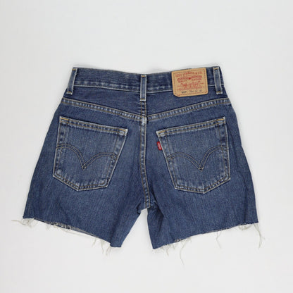 Levi's 569 Loose Fit Denim Shorts Blue W32 100 Cotton Vintage