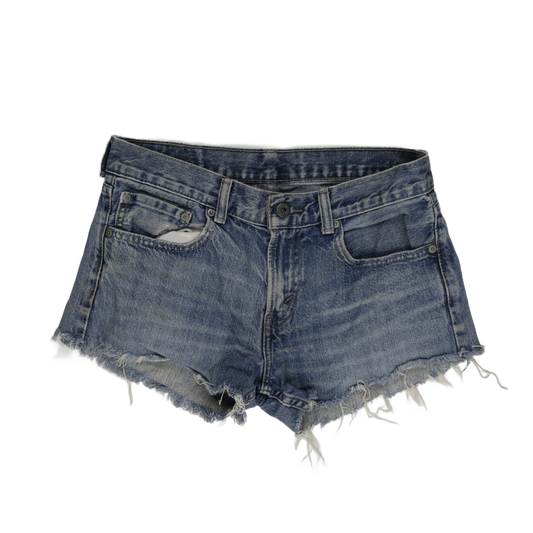 Levi's Vintage Blue High-Waisted Denim Shorts Size S 28 in Cotton Denim