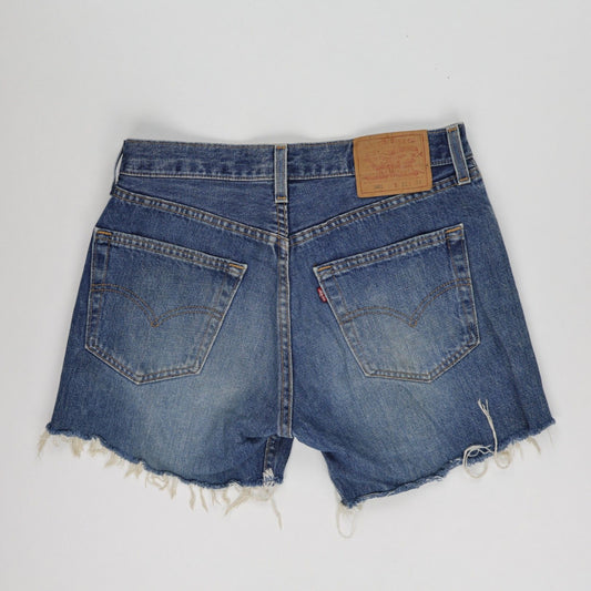 Levi's 501 Vintage Denim Cut-Off Shorts Mid Blue W31 L34 100% Cotton Unisex