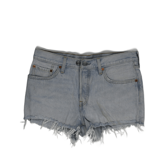 Levi’s 501 Light Blue Vintage Denim Cut-Off Shorts Women W27 Cotton
