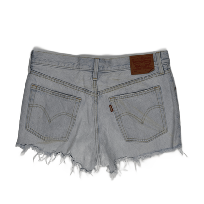 Levi’s 501 Light Blue Vintage Denim Cut-Off Shorts Women W27 Cotton
