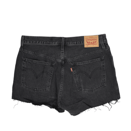 Levi's 501 Women's Black Denim Cut-Off Shorts W31 100 Cotton Vintage