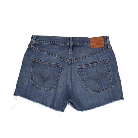 Levi's Vintage Blue Denim High Waist Women's Cut Off Shorts W30 100% Cotton Distressed