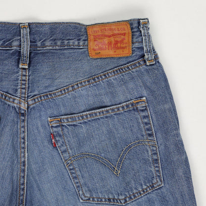 Levi's Vintage Blue Denim High Waist Women's Cut Off Shorts W30 100% Cotton Distressed