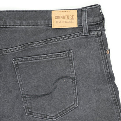 Levi Strauss Women's Black Cut-Off Denim Shorts Size 10 100% Cotton 6 Inch Inseam