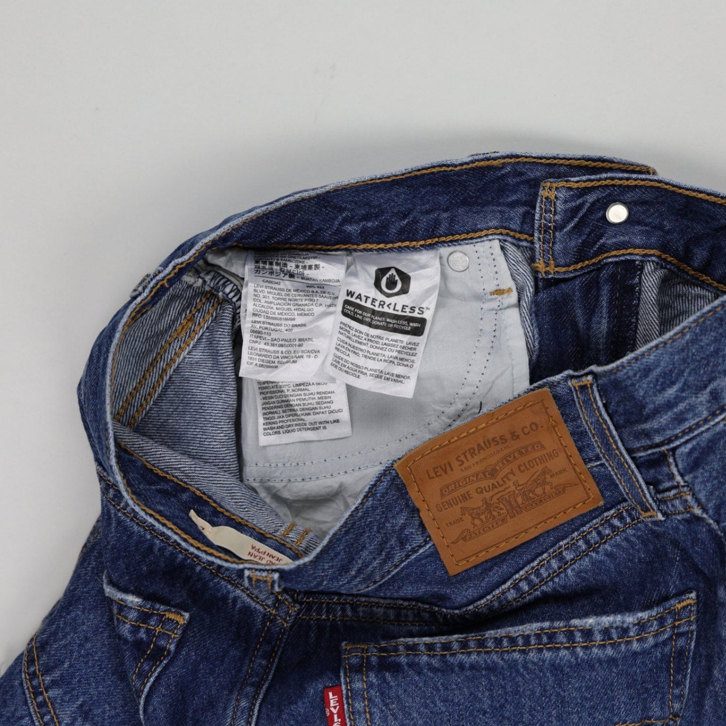 Levi's Women's Denim Cut-Off Shorts Blue Size 30 Cotton Waterless