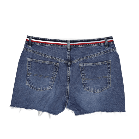 Tommy Hilfiger Vintage Denim Shorts Blue Size 10 Cotton 7 Inch Inseam