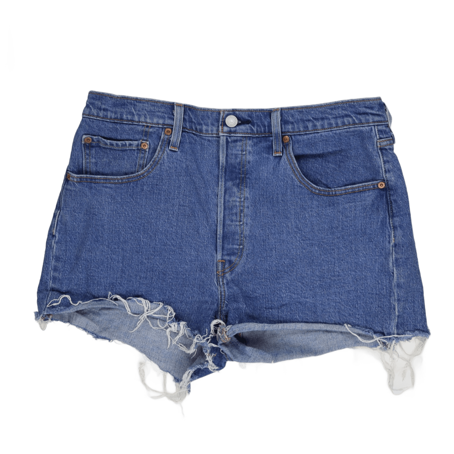 Levi's Vintage Blue High Waisted Denim Shorts W30 100 Percent Cotton