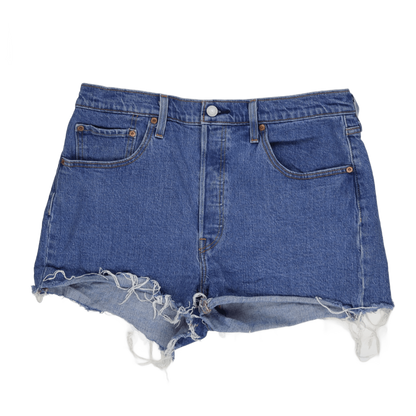 Levi's Vintage Blue High Waisted Denim Shorts W30 100 Percent Cotton