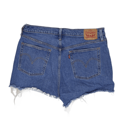 Levi's Vintage Blue High Waisted Denim Shorts W30 100 Percent Cotton
