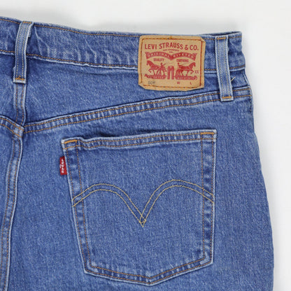 Levi's Vintage Blue High Waisted Denim Shorts W30 100 Percent Cotton