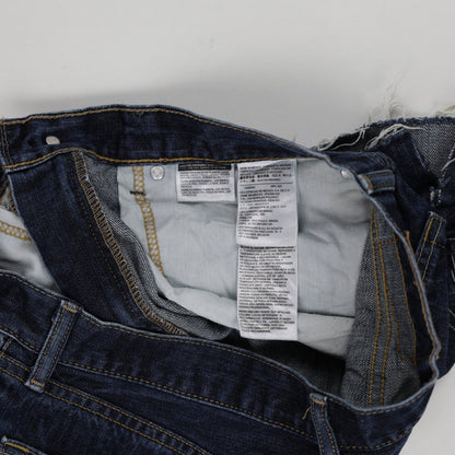 Levi's 505 Distressed Denim Shorts Blue 34W 30L 100 Percent Cotton Vintage