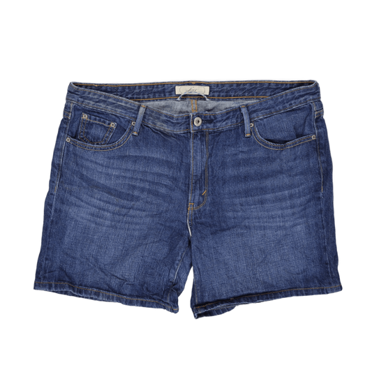Levi's Women's Blue Denim Jean Shorts Size 14 83% Cotton 17% Recycled Cotton