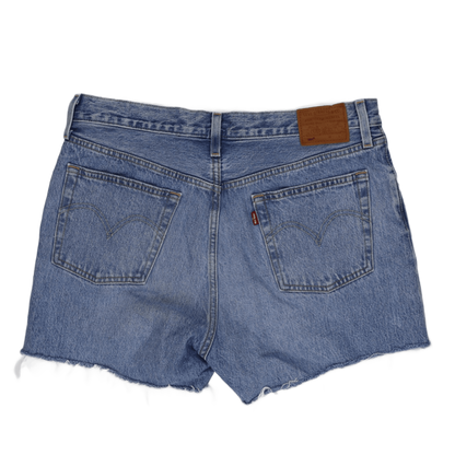 Levi's Vintage Blue High Waisted Denim Shorts W31 31in Cotton