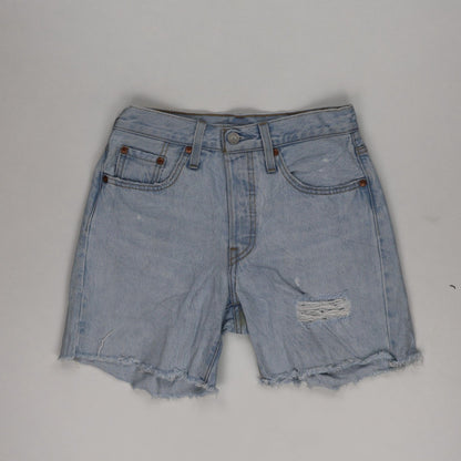 Levi's 501 Vintage Light Blue Denim Shorts W31 7in Inseam Cotton