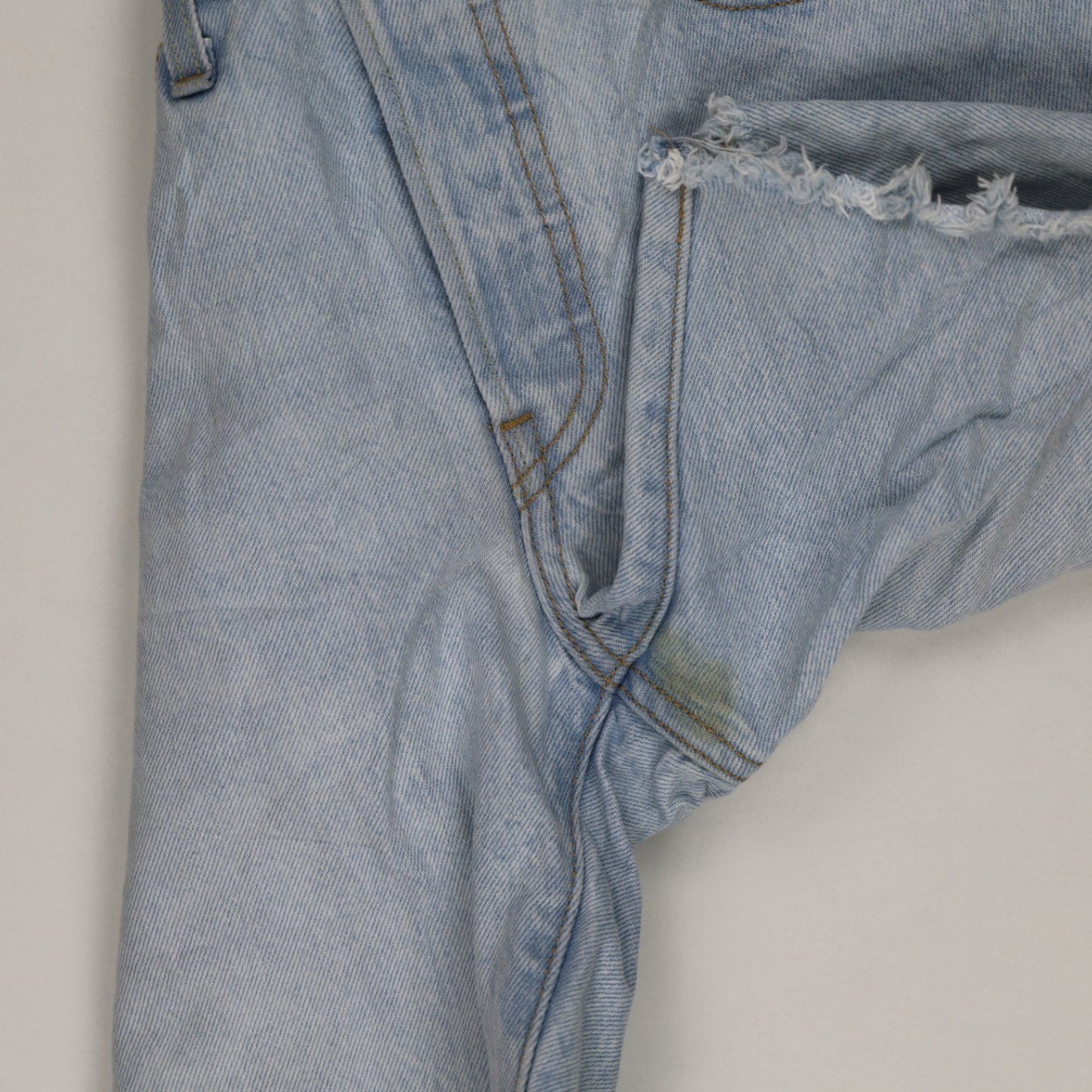 Levi's 501 Vintage Light Blue Denim Shorts W31 7in Inseam Cotton
