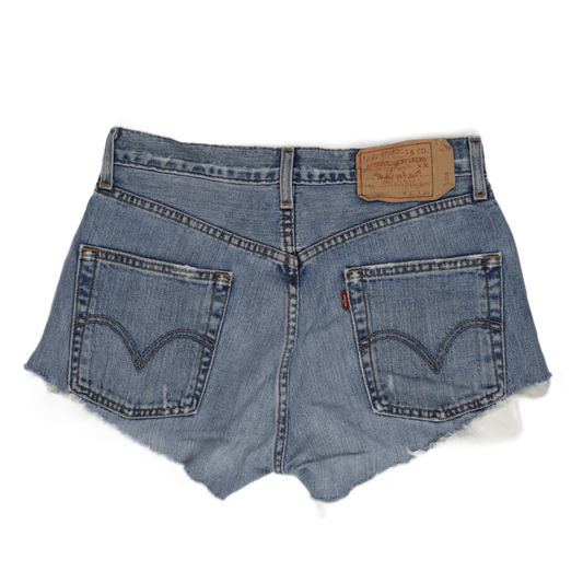 Levi's Vintage Cut Off Denim Shorts Mid Blue W32 Cotton