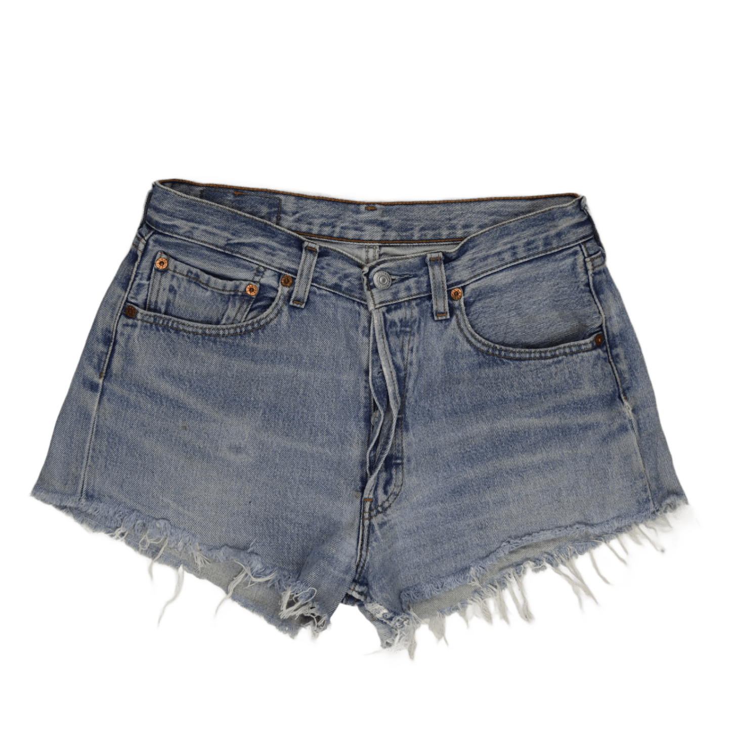 Levi's 501 Cut-Off Denim Shorts Women Blue W29 Vintage Very Good Condition