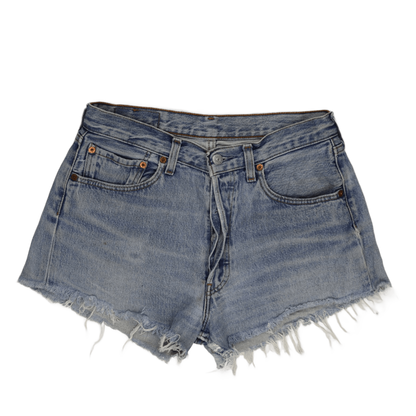 Levi's 501 Cut-Off Denim Shorts Women Blue W29 Vintage Very Good Condition