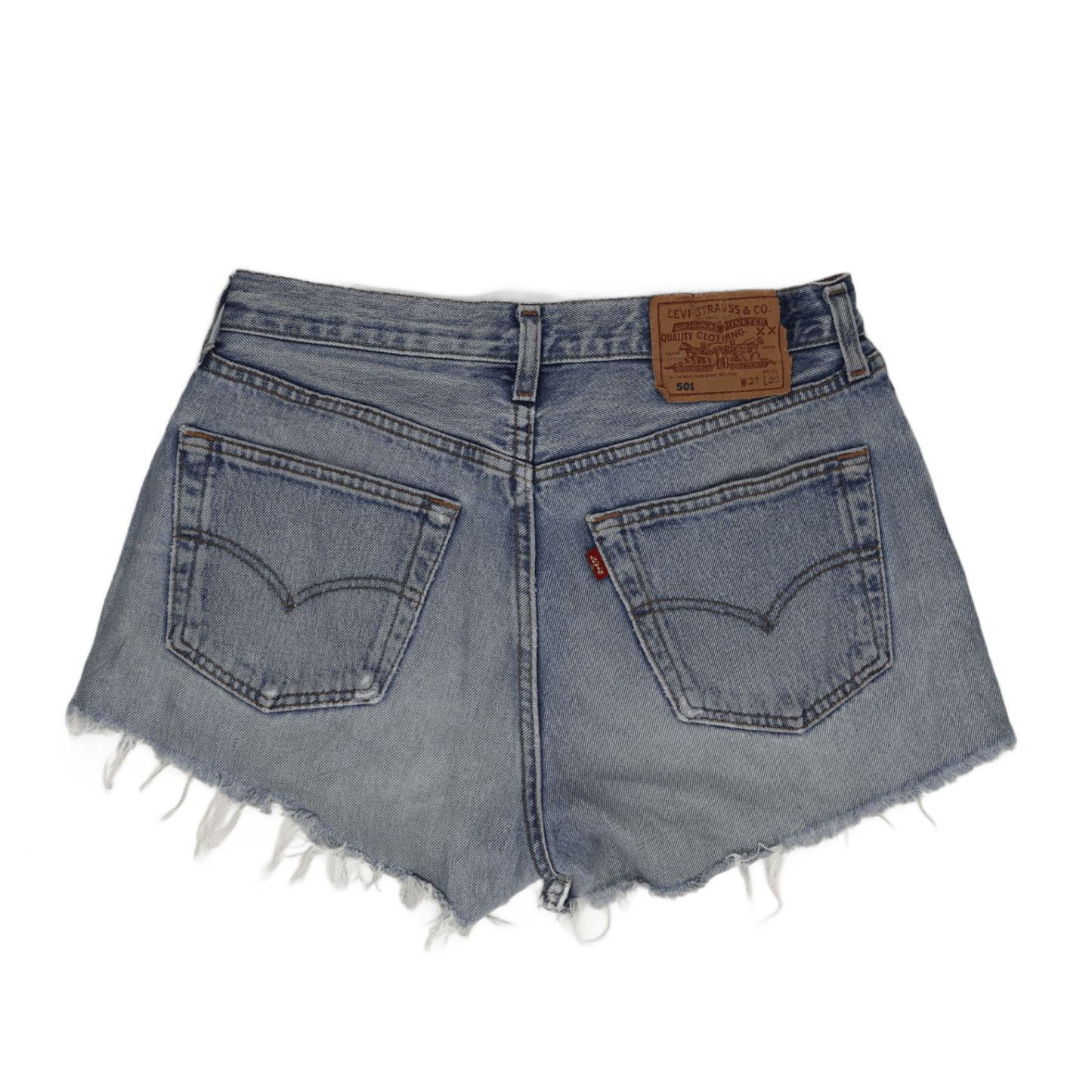 Levi's 501 Cut-Off Denim Shorts Women Blue W29 Vintage Very Good Condition