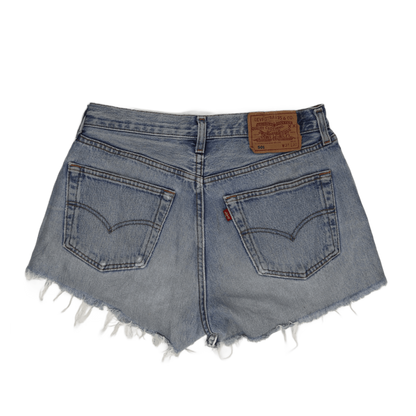 Levi's 501 Cut-Off Denim Shorts Women Blue W29 Vintage Very Good Condition
