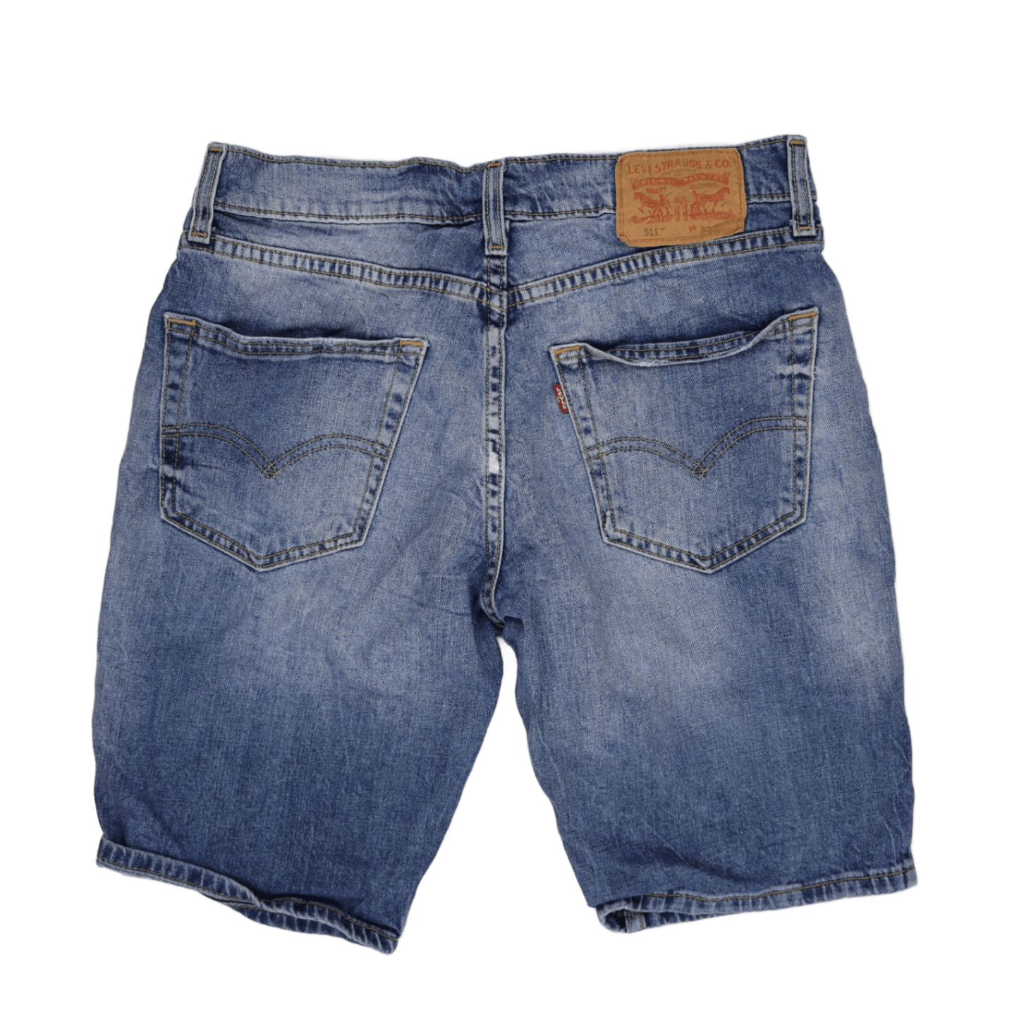 Levi's 511 Slim Fit Men's Blue Denim Shorts W30 Cotton