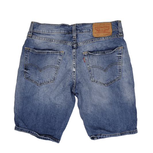 Levi's 511 Slim Fit Men's Blue Denim Shorts W30 Cotton
