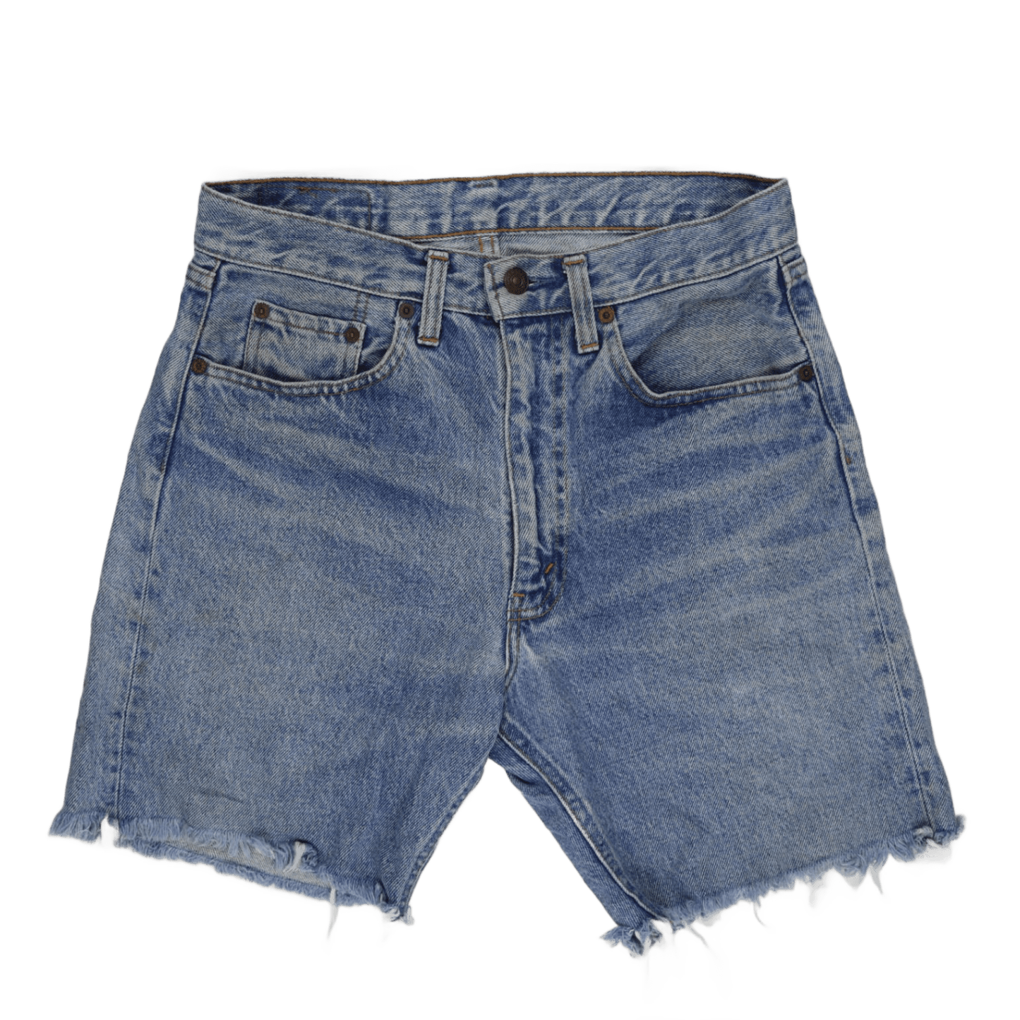 Levi's 501 Vintage Cut-Off Denim Shorts Light Blue W34 Cotton