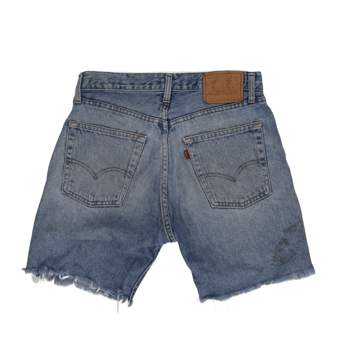 Levi's 501 Vintage Cut-Off Denim Shorts Light Blue W34 Cotton