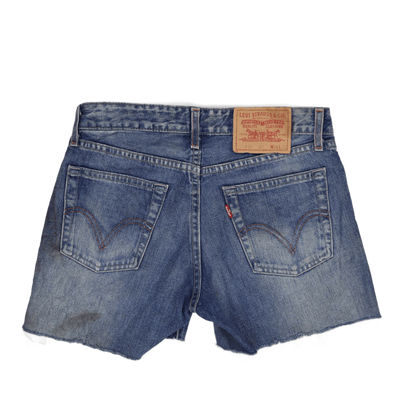 Levi's 545 High Waisted Denim Shorts Blue W28 Cotton Vintage Very Good
