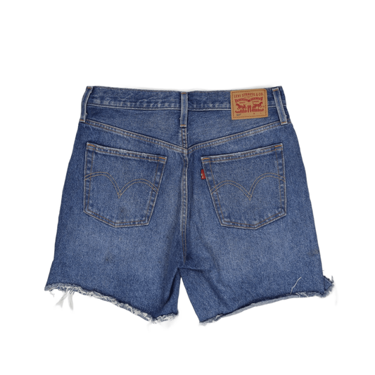 Levi's 501 Vintage High Waist Denim Shorts Blue Size 28 100% Cotton