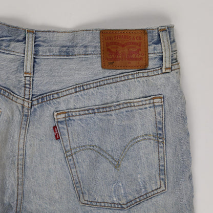 Levi's 501 Vintage Light Blue Denim Shorts W30 100% Cotton