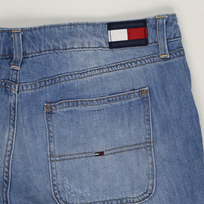 Tommy Hilfiger Women's Blue Casual Shorts 14 UK 33 in Waist 6 in Inseam Cotton