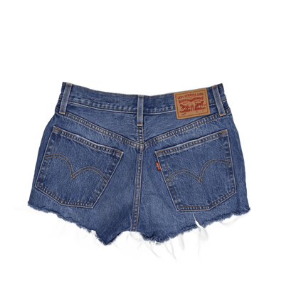 Levi's 501 Vintage High Waist Denim Shorts Women's Blue W31 Cotton