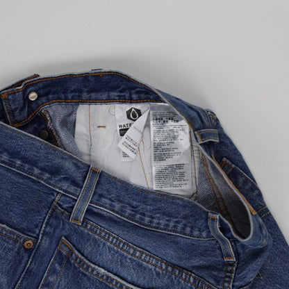 Levi's 501 Vintage High Waist Denim Shorts Women's Blue W31 Cotton