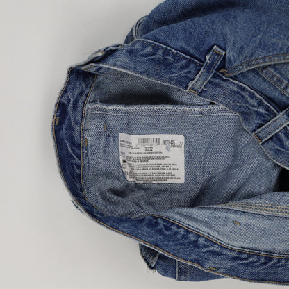Dickies Vintage Blue Distressed Denim Carpenter Shorts 36W 100 Percent Cotton