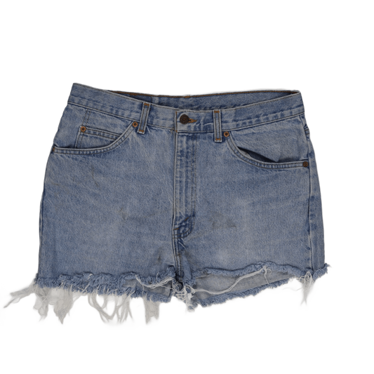 Levi's Vintage Blue Cotton Denim Cut-Off Shorts Size 34 Women's