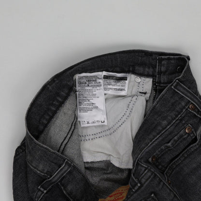 Levi's Vintage Black Denim Shorts W27 UK 10 100% Cotton Frayed Hem
