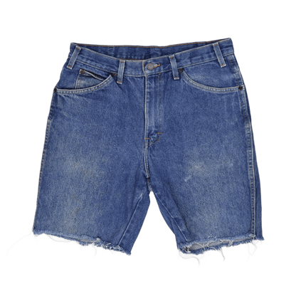 Dickies Blue Denim Cut-Off Shorts W32 Unisex Vintage Used Good Condition