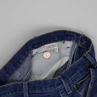 Dickies Blue Denim Cut-Off Shorts W32 Unisex Vintage Used Good Condition