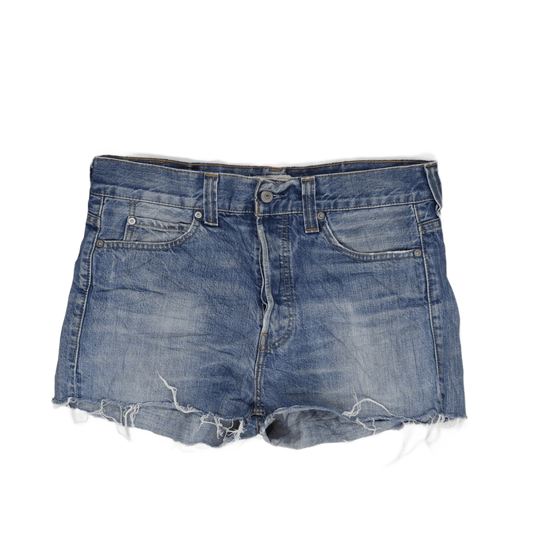 Levi's 532 Vintage Blue Denim Shorts W32 100 Cotton High Waist