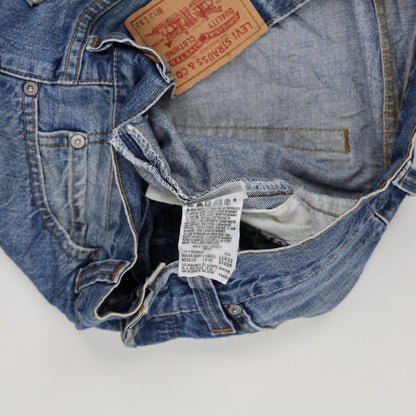 Levi's 532 Vintage Blue Denim Shorts W32 100 Cotton High Waist