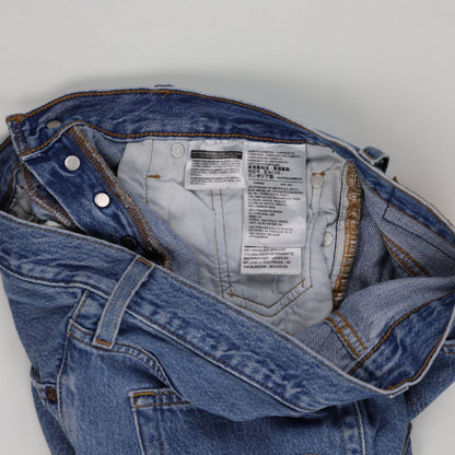 Levi's High Waisted Vintage Blue Denim Shorts W30 Cotton 7cm Inseam