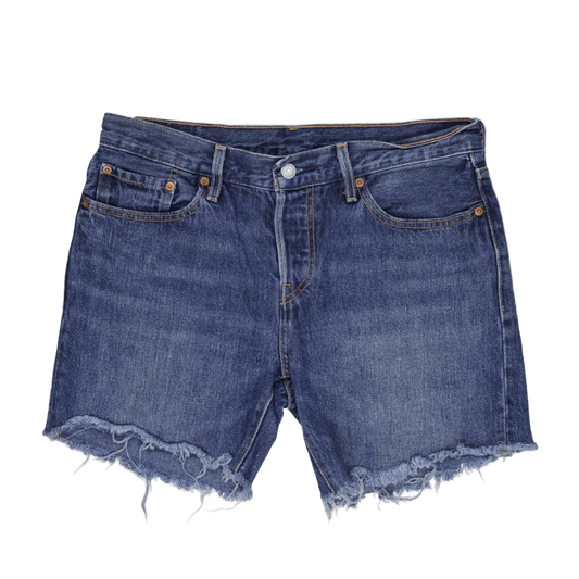 Levi's 501 CT Vintage Blue Cut Off Denim Shorts W34 Cotton