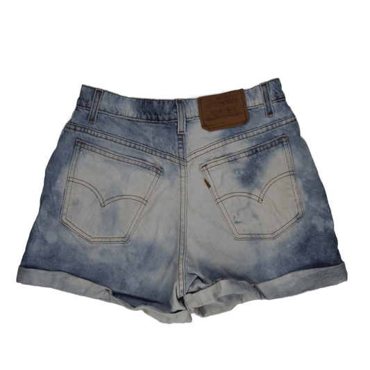 Levi’s 954 Regular Fit High Waist Tie Dye Denim Shorts - Size 5, Vintage Blue