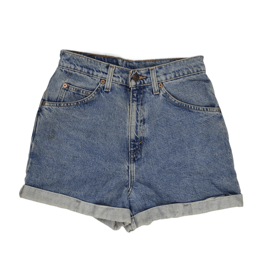 Levi's 954 Regular Fit Blue Denim High Waisted Vintage Shorts Size 7 - Classic Summer Casual