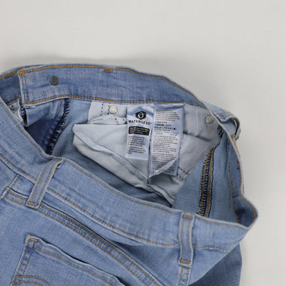 Levi's Womens Mid Length Denim Shorts Blue Size 27 Waterless Eco Casual Style