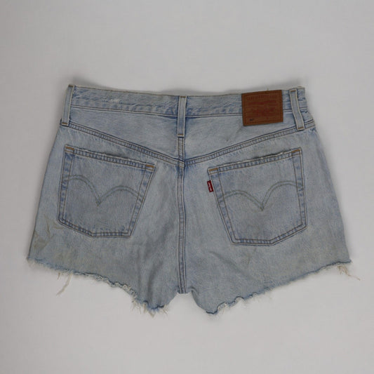 Vintage Levis 501 Light Wash Denim Shorts Womens W29 - Retro Style