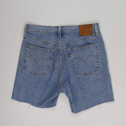 Levi's 501 High Waist Light Blue Cut Off Denim Shorts, Size W31 Classic Summer